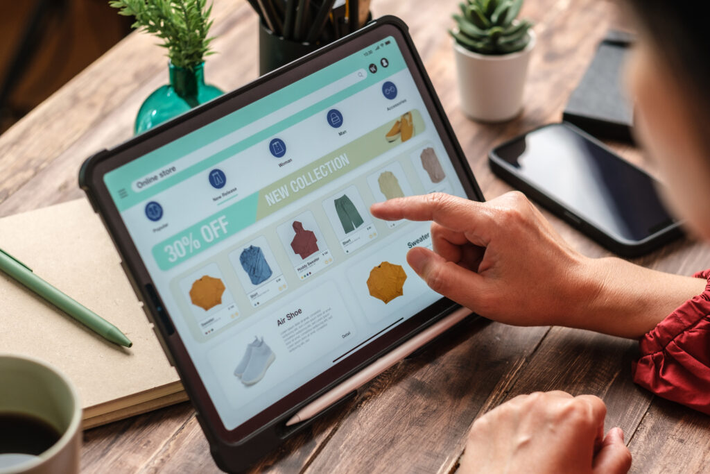example of mobile-optimized ecommerce product page